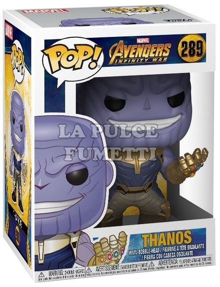 AVENGERS INFINITY WAR : THANOS - VINYL FIGURE #  289- POP FUNKO